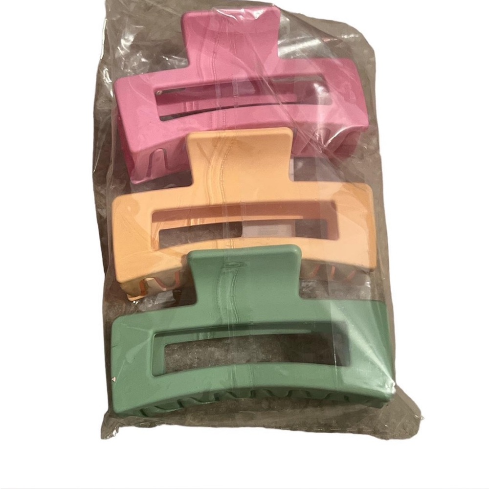 Colorful Hair Claw Clips Set